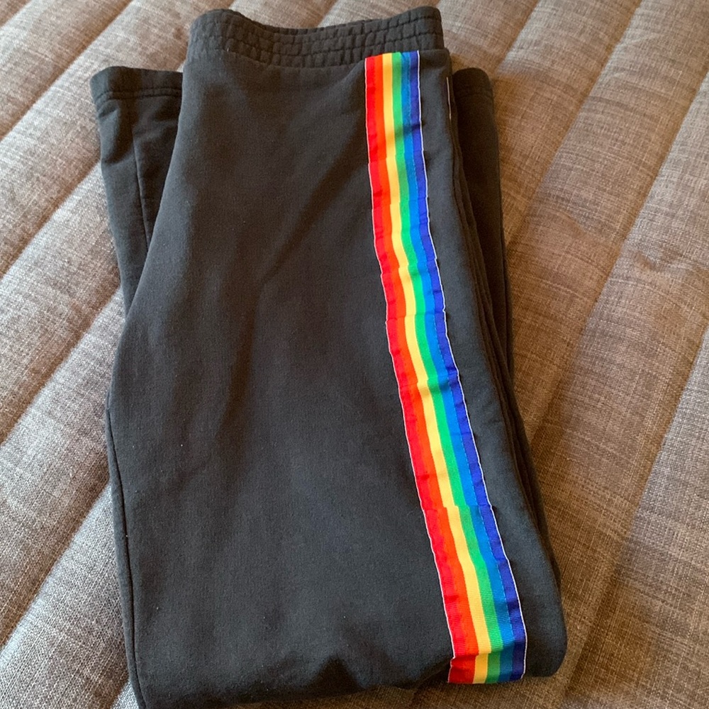 ❤️🧡💛Flare sweats💚💙🩵